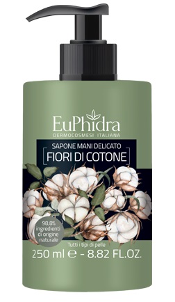 EUPHIDRA SAPONE LIQUIDO MANI COTONE IN FLACONE CON ETICHETTA DISPENSER - Luckyfarma.it