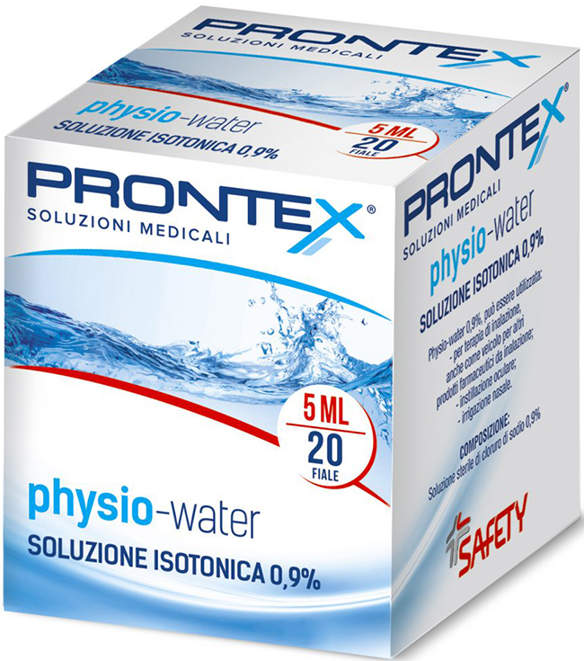 SOLUZIONE FISIOLOGICA PRONTEX PHYSIO ISOTONIC 20 FIALE DA 5 ML - Luckyfarma.it