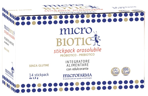 MICROBIOTIC STICK PACK 14 BUSTINE - Luckyfarma.it