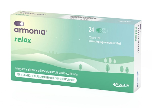 ARMONIA RELAX 1 MG A BASE DI MELATONINA 24 COMPRESSE - Luckyfarma.it