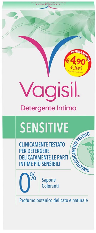 VAGISIL DETERGENTE SENSITIVE 250 ML + 75 ML OFFERTA SPECIALE - Luckyfarma.it