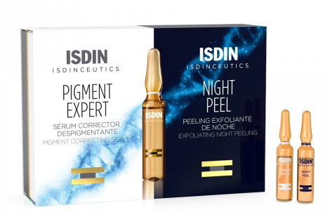 ISDINCEUTICS ROUTINE ANTIMACCHIE ISDINCEUTICS PIGMENT EXPERT 10 FIALE GIORNO + ISDINCEUTICS NIGHT PEEL 10 FIALE NOTTE - Luckyfarma.it
