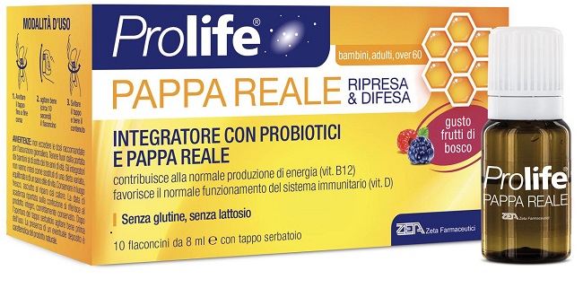 PROLIFE PAPPA REALE 10 FLACONI DA 8 ML - Luckyfarma.it