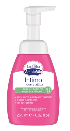 EUPHIDRA AMIDOMIO INTIMO MOUSSE ATTIVA PH 3,5 250 ML - Luckyfarma.it