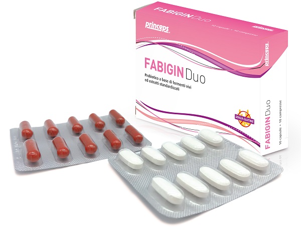 FABIGIN DUO 10 CAPSULE 10 COMPRESSE - Luckyfarma.it