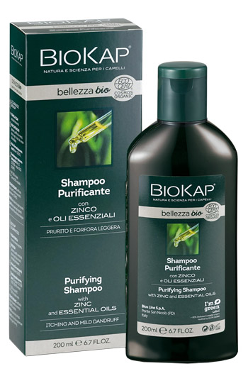 BIOKAP BELLEZZA BIO SHAMPOO PURIFICANTE COSMOS ECOCERT 200 ML - Luckyfarma.it