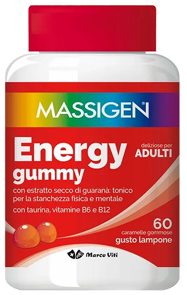 MASSIGEN ENERGY GUMMY 60 CARAMELLE - Luckyfarma.it
