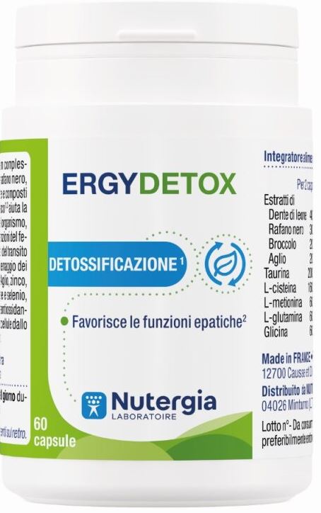 ERGYDETOX 60 CAPSULE - Luckyfarma.it