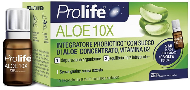 PROLIFE ALOE 10 FLACONI X 8 ML - Luckyfarma.it