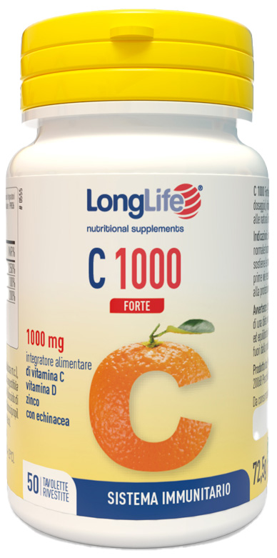 LONGLIFE C 1000 FORTE 50 TAVOLETTE - Luckyfarma.it
