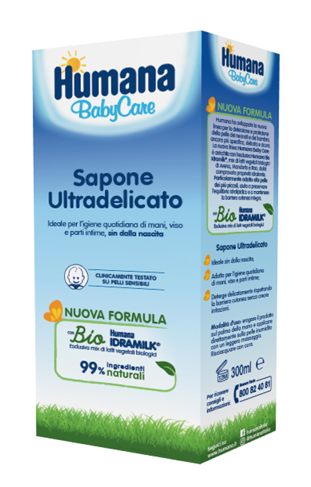 HUMANA BABY CARE SAPONE LIQUIDO 300 ML - Luckyfarma.it