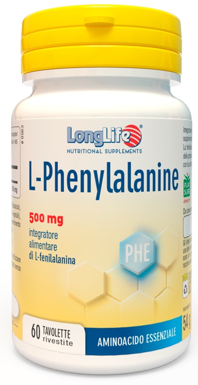 LONGLIFE L-PHENYLALANINE 500 MG 60 TAVOLETTE - Luckyfarma.it
