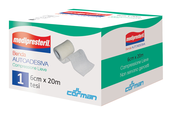 MEDIPRESTERIL BENDA AUTOADESIVA 6X2000 CM 1 PEZZO - Luckyfarma.it