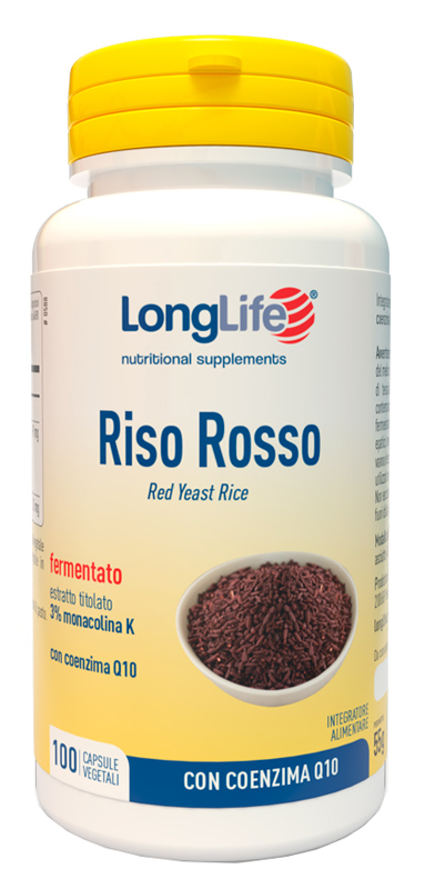 LONGLIFE RISO ROSSO 100 CAPSULE VEGETALI - Luckyfarma.it