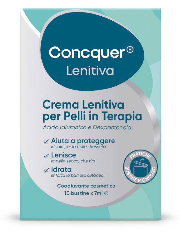 CONCQUER CREMA LENITIVA 10 BUSTINE DA 7 ML - Luckyfarma.it