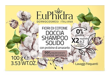 EUPHIDRA DOCCIA SHAMPOO SOLIDO FIORI DI COTONE 100 G - Luckyfarma.it
