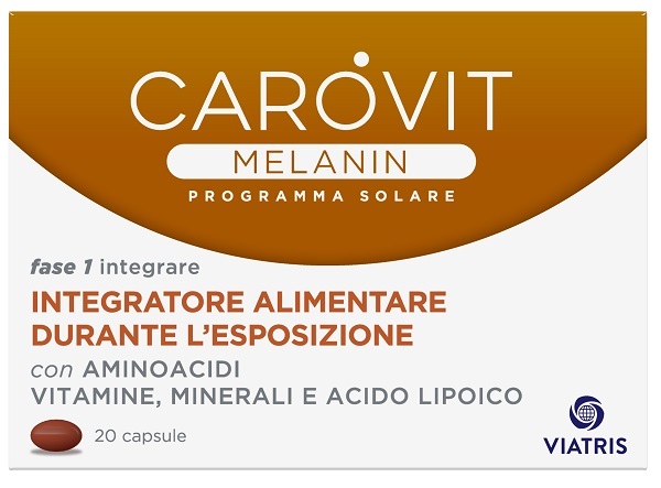CAROVIT MELANIN PROGRAMMA SOLARE 20 CAPSULE - Luckyfarma.it