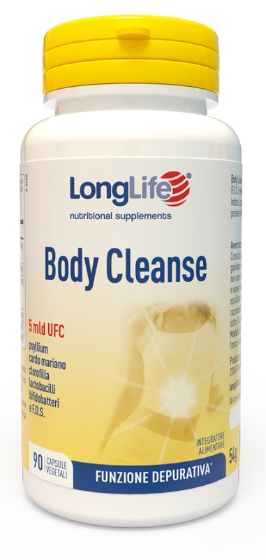 LONGLIFE BODY CLEANSE 90 CAPSULE VEGETALI - Luckyfarma.it