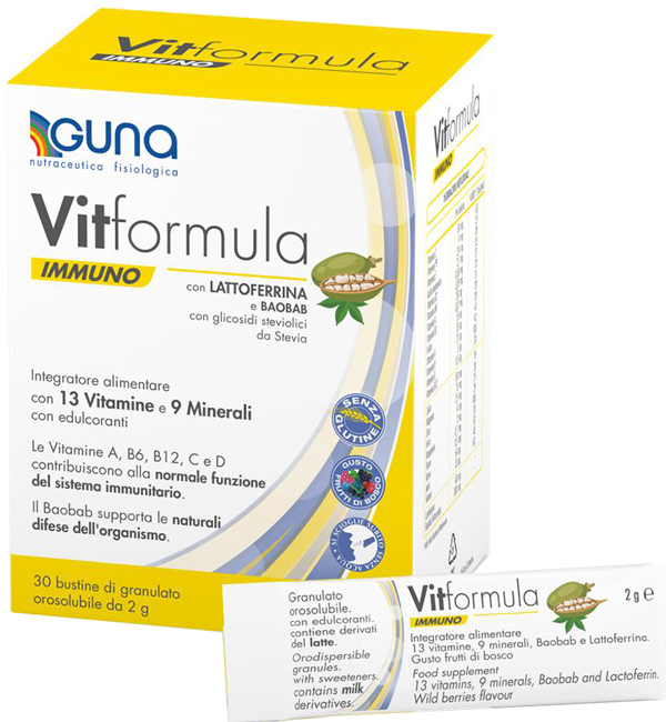 VITFORMULA IMMUNO 30 STICK DA 2 G - Luckyfarma.it