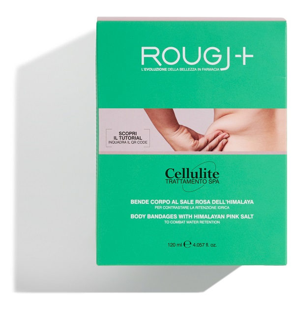 ROUGJ CELLULITE TRATTAMENTO SPA BENDE CORPO AL SALE ROSA DELL'HIMALAYA 2 PEZZI 120 ML - Luckyfarma.it