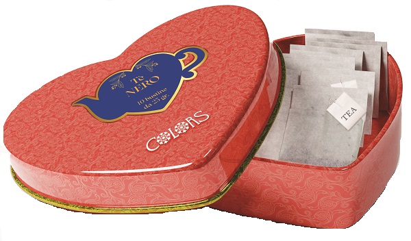 COLORS IL CUORE PER TE' SCATOLA TE' NERO - Luckyfarma.it