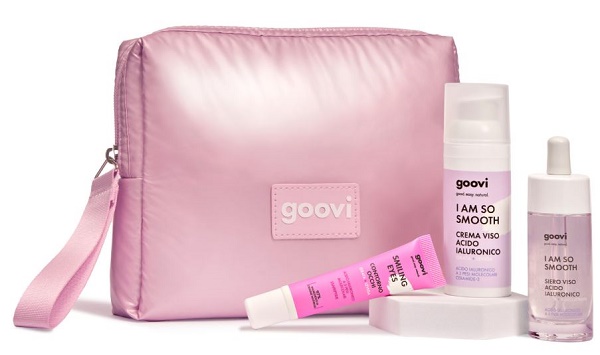 GOOVI BOX NATALE 2025 IDRATAZIONE 1 SIERO VISO ACIDO IALURONICO 30 ML + 1 CREMA VISO ACIDO IALURONICO 50 ML + 1 CONTORNO OCCHI LEVIGANTE 15 ML + 1 POCHETTE - Luckyfarma.it
