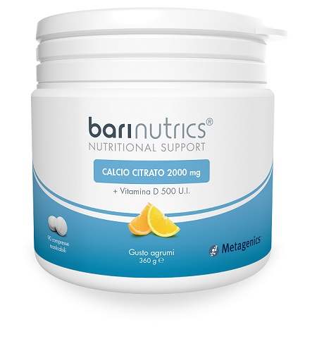 BARINUTRICS CALCIO CITRATO ARANCIA LIMONE ITA 90 COMPRESSE - Luckyfarma.it