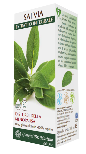 SALVIA ESTRATTO INTEGRALE 200 ML - Luckyfarma.it