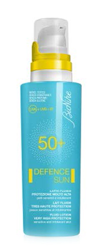 DEFENCE SUN 50+ LATTE FLUIDO PROTEZIONE MOLTO ALTA 125 ML - Luckyfarma.it