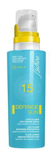 DEFENCE SUN 15 LATTE FLUIDO PROTEZIONE MEDIA 125 ML - Luckyfarma.it