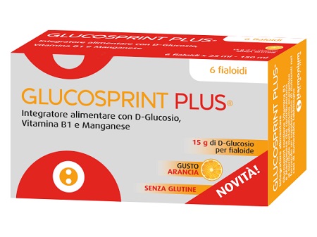 GLUCOSPRINT PLUS ARANCIA 6 FIALOIDI DA 25 ML - Luckyfarma.it