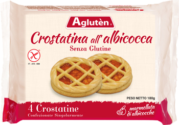 AGLUTEN CROSTATINA ALL'ALBICOCCA 180 G - Luckyfarma.it