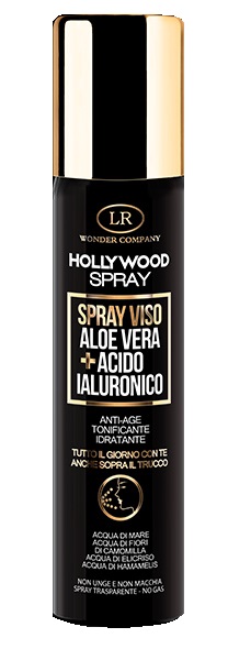 HOLLYWOOD SPRAY VISO ALL'ACIDO IALURONICO E ALL'ALOE VERA 75 ML - Luckyfarma.it