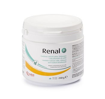 RENAL P MANGIME COMPLEMENTARE PER CANI E GATTI BARATTOLO 240 G - Luckyfarma.it