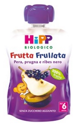 HIPP BIO FRUTTA FRULLATA PERA PRUGNA RIBES 90 G - Luckyfarma.it
