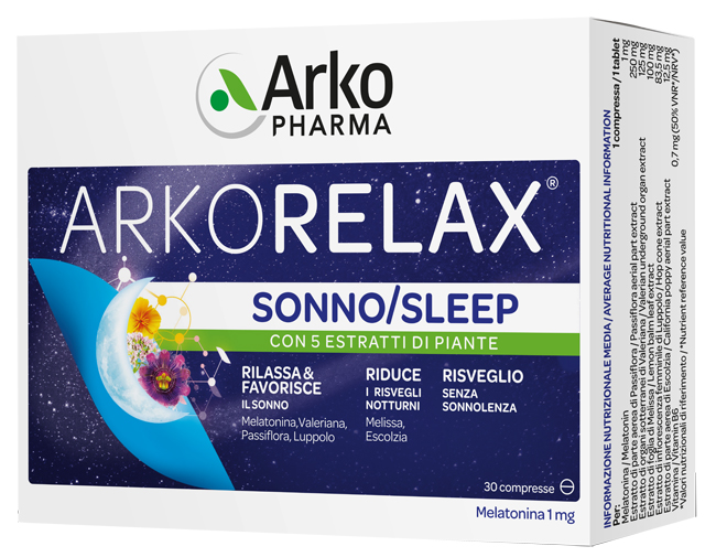 ARKORELAX SONNO 30 COMPRESSE - Luckyfarma.it