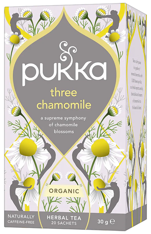 PUKKA THREE CHAMOMILE 40 G - Luckyfarma.it