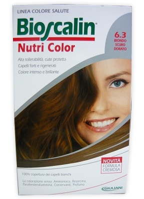 BIOSCALIN NUTRI COLOR 6,3 BIONDO SCURO DORATO SINCROB 124 ML - Luckyfarma.it