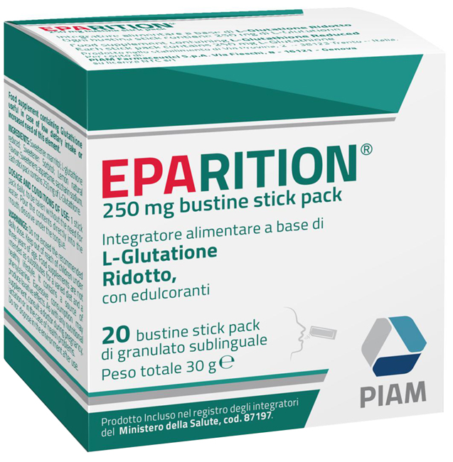 EPARITION 20 BUSTINE STICK PACK DA 250 MG DI GRANULATO SUBLINGUALE - Luckyfarma.it
