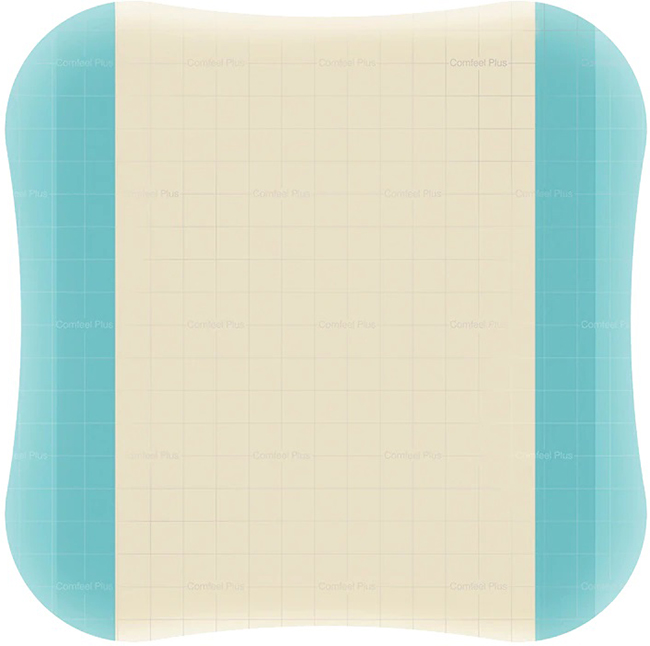 MEDICAZIONE SPECIALE ATTIVA CON IDROCOLLOIDE CON BORDI SMUSSATI COMFEEL PLUS 10X10 CM 10 PEZZI - Luckyfarma.it