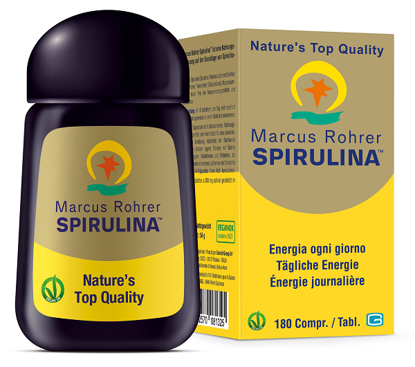 SPIRULINA MARCUS ROHRER 180 COMPRESSE - Luckyfarma.it