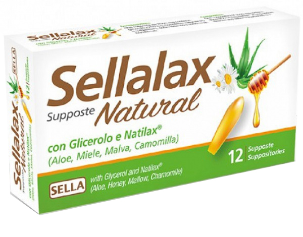 SELLALAX NATURAL MD 12 SUPPOSTE - Luckyfarma.it