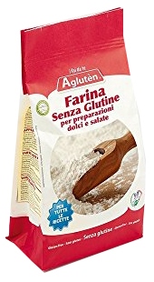 AGLUTEN FARINA SENZA GLUTINE PREPARAZIONE DOLCI E SALATO 1 KG - Luckyfarma.it