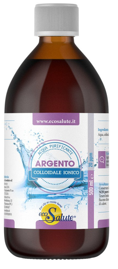 ARGENTO COLLOIDALE IONICO ACQUA 0,5 L - Luckyfarma.it