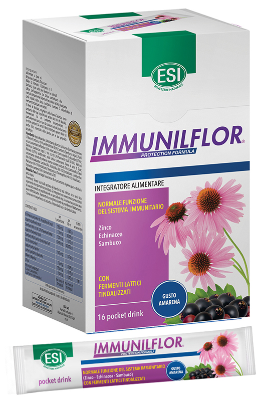 ESI IMMUNILFLOR 16 POCKET DRINK X 20 ML - Luckyfarma.it