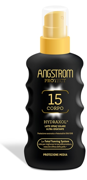 ANGSTROM PROTECT HYDRAXOL LATTE SPRAY SOLARE PROTEZIONE 15 175 ML - Luckyfarma.it