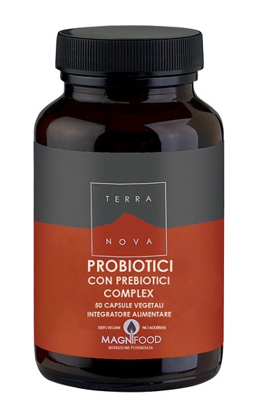 TERRANOVA PROBIOTICI CON PREBIOTICI COMPLEX 50 CAPSULE VEGETALI - Luckyfarma.it