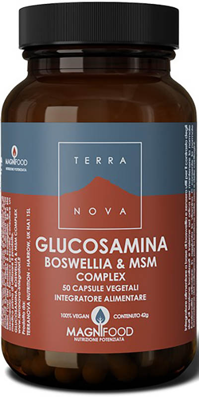 TERRANOVA COMPLESSO DI GLUCOSAMINA BOSWELLIA E MSM 50 CAPSULE - Luckyfarma.it