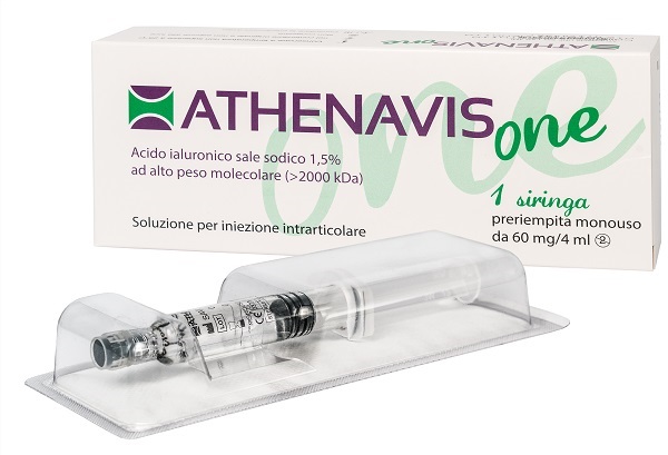SIRINGA INTRA-ARTICOLARE ATHENAVIS ONE ACIDO IALURONICO 1,5% 4 ML - Luckyfarma.it