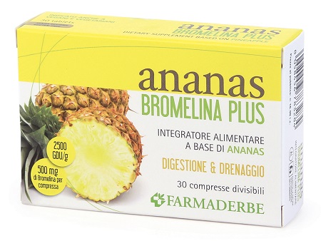 ANANAS BROMELINA PLUS 30 COMPRESSE - Luckyfarma.it